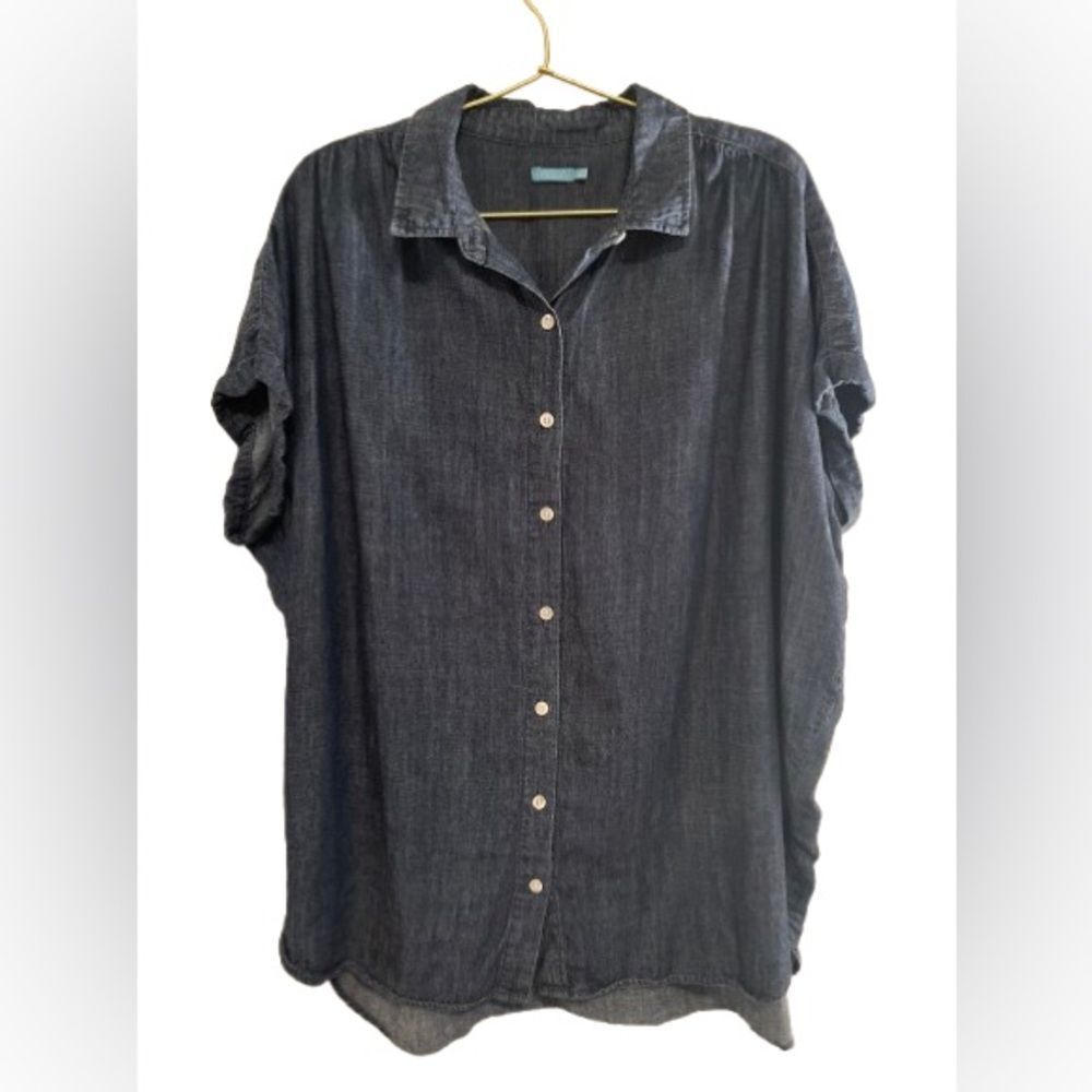 Eileen Fisher Jean Button Down Shirt NWOT